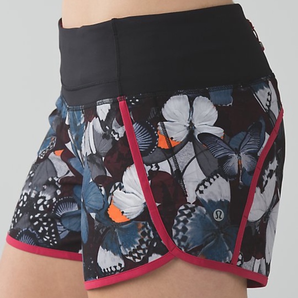 lululemon athletica Pants - Lululemon butterfly athletic shorts
